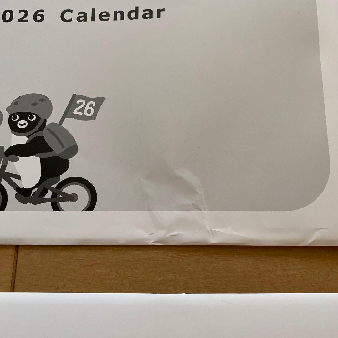 Suica 2026年度ペンギン 壁掛けカレンダー(非売品）