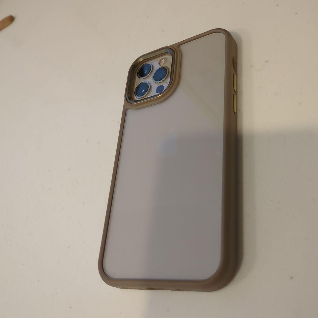 Apple iPhone 12 Pro ゴールド ケース付き
