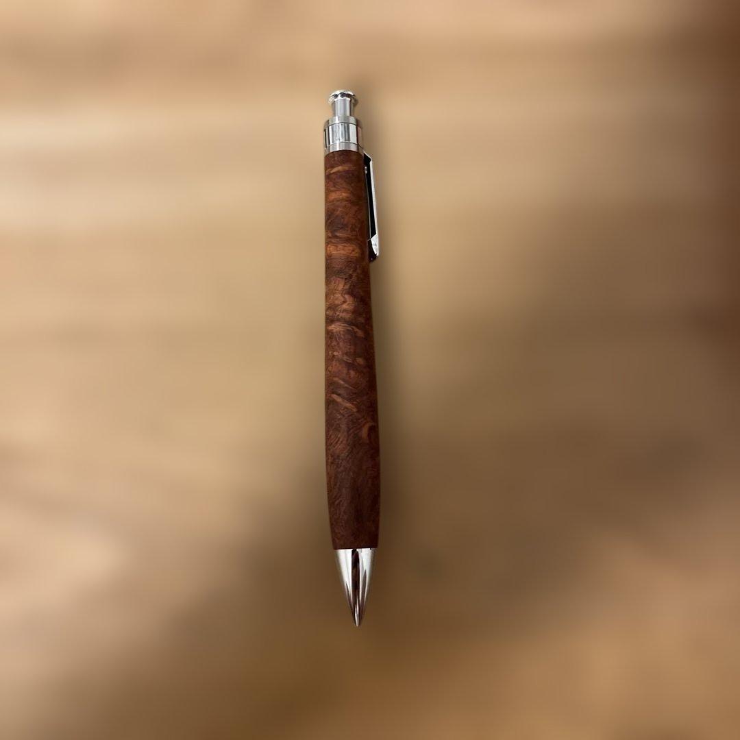 さらに値下げしました！！！工房楔　ペンシル楔　花梨瘤杢　0.5mm