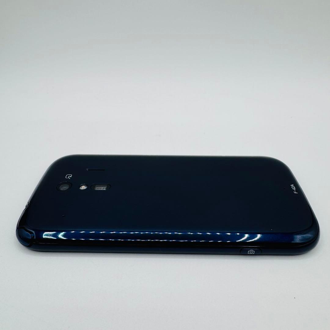 docomo らくらくスマートフォン F-42A ネイビー