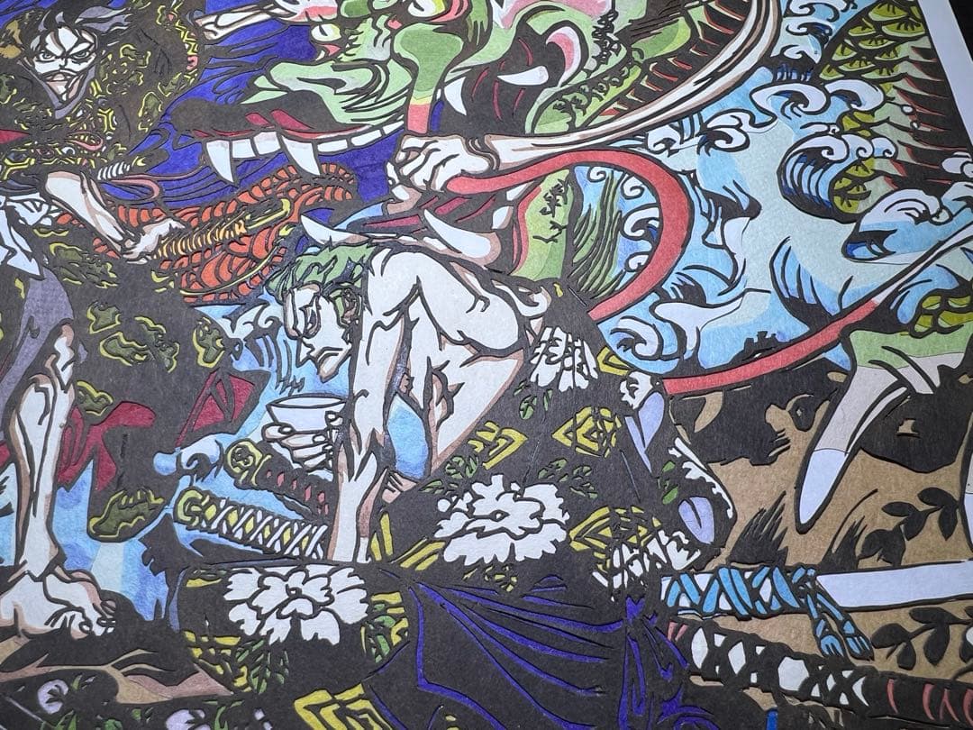 ONE PIECE 切絵　KIRIE