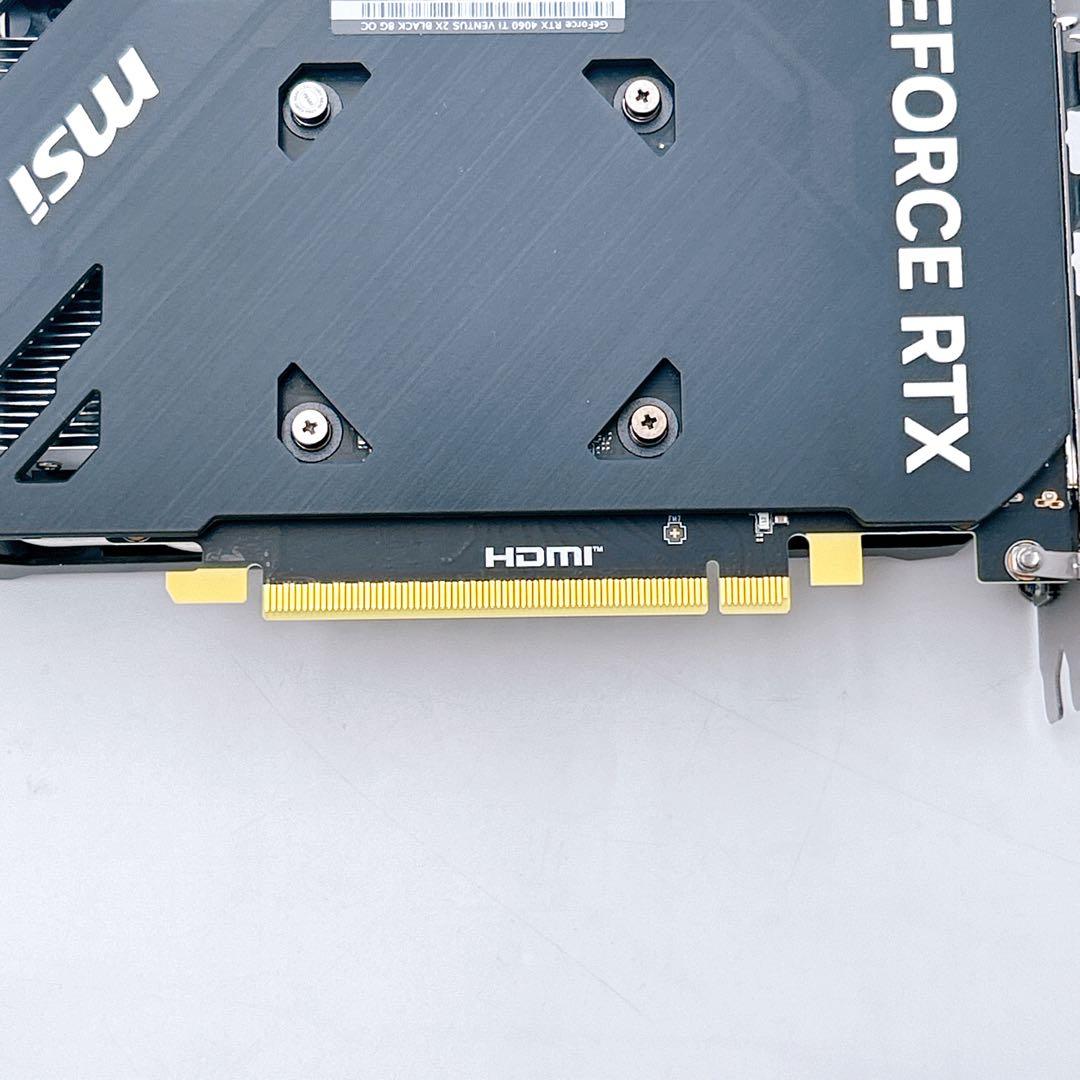 MSI製 GeForce RTX4060Ti 8GB VENTUS 2X OC