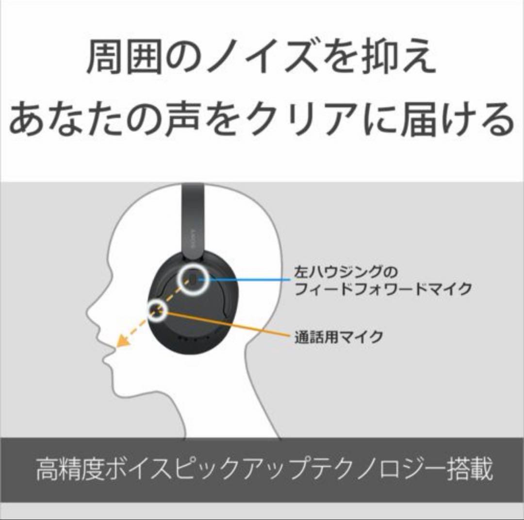 SONY wh-ch720n ブラック、ヘッドホンケース付き