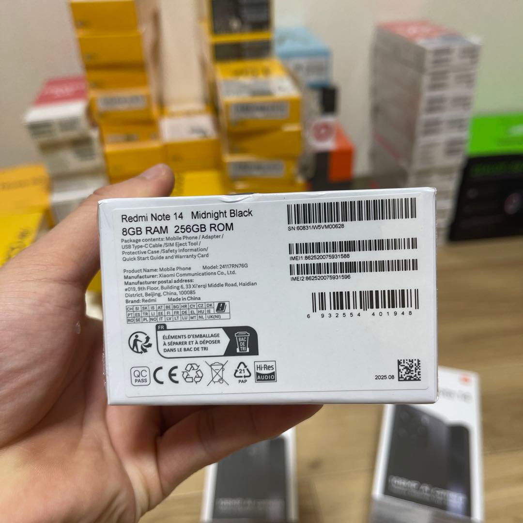 Xiaomi RedmiNote 14 8GB/256GB ミッドナイトブラック