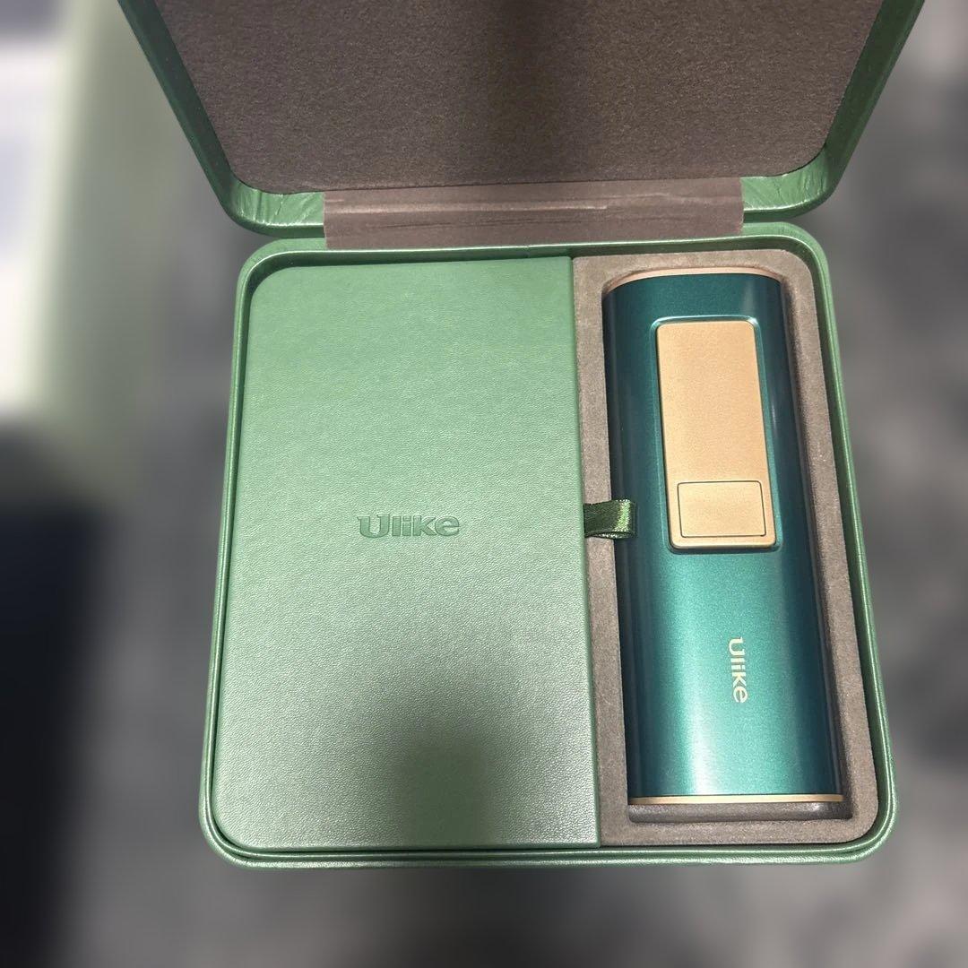 Ulike 脱毛器 グリーン 充電器付き