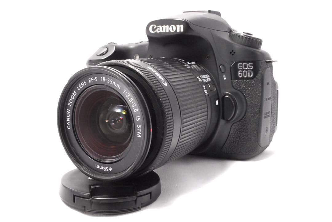自撮りOK✨Canon EOS 60D✨Wレンズ✨デジタル一眼レフ✨エモ写真