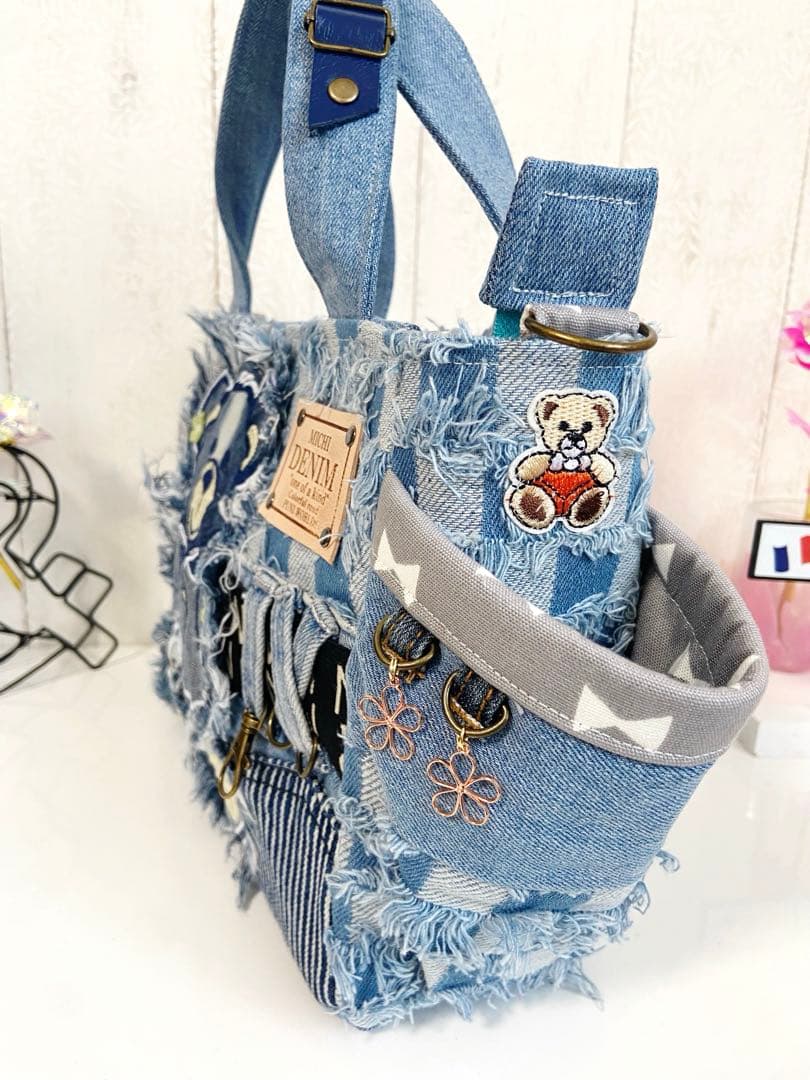 デニムリメイクバックS クマ