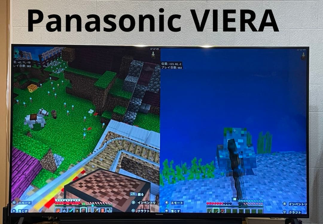パナソニック　ビエラ　65型液晶テレビ　送料設置込み　大型テレビ中古　65V