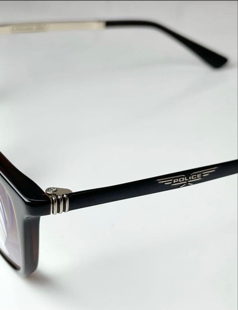 美品 +2.00 POLICE VPL13J COL.03BU ポリス 老眼鏡