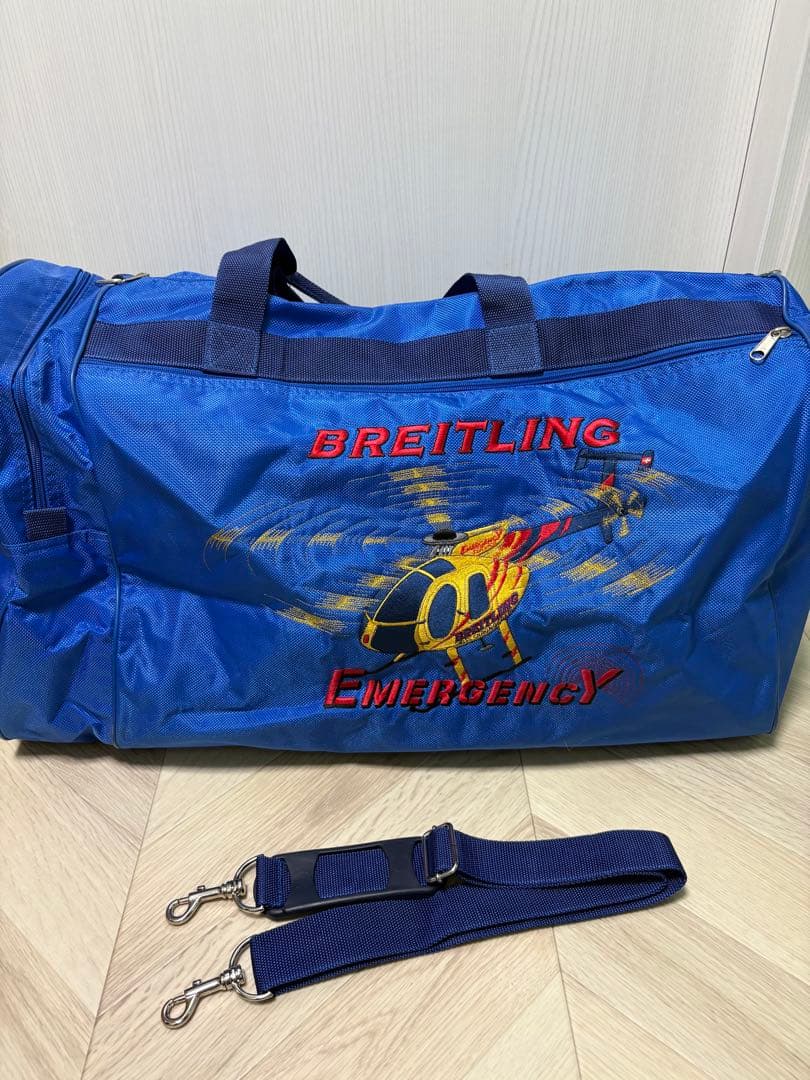 非売品 BREITLING ブライトリング ボストンバッグ ※ブルーカラー