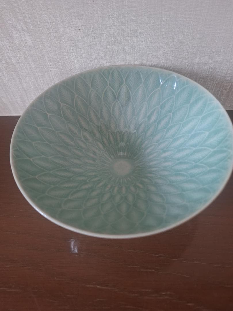 【未使用】松岩窯元 黄仁哲 抹茶椀 茶道具 お茶碗　茶器