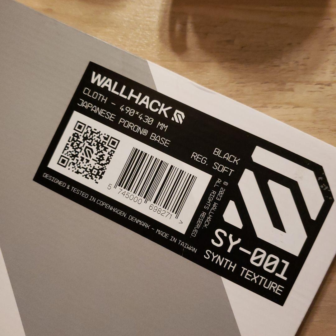 WALLHACK SY-001 マウスパッド ブラック 490×390 mm