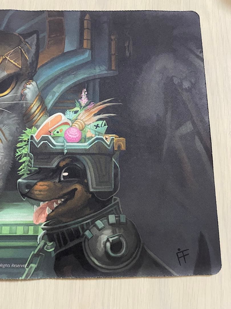 MTG 黄金牙、タシグル　ニャシグル　プレイマット