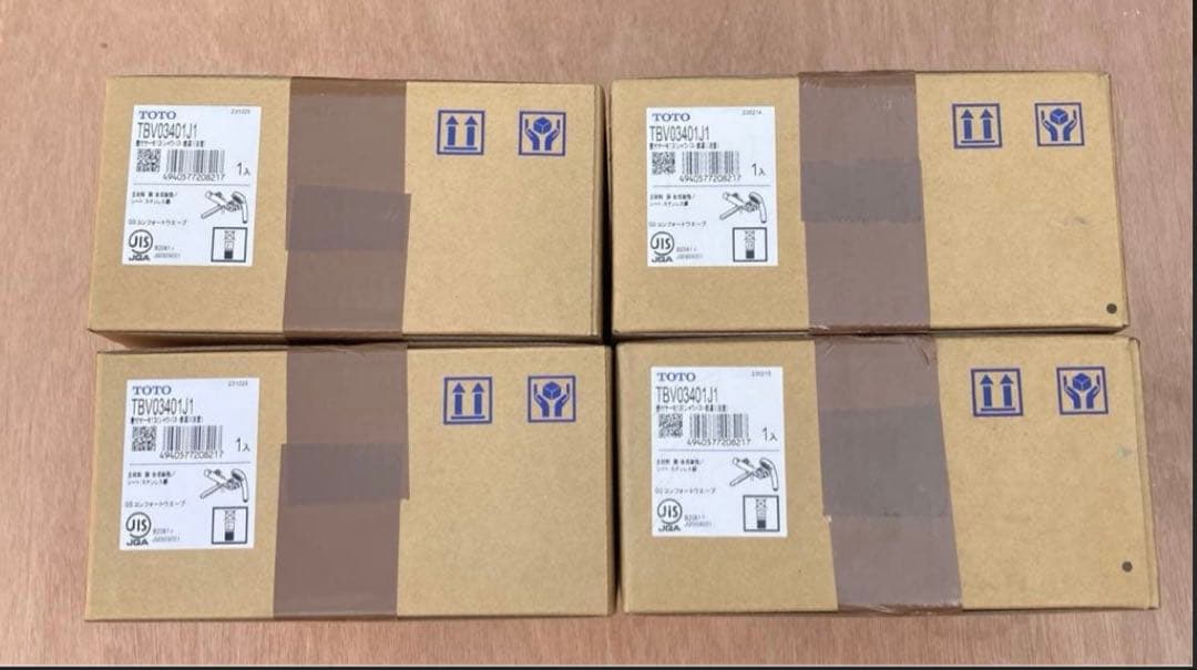 TOTO 浴室水栓170mm TBV03401J1　新品未使用・未開封　4台
