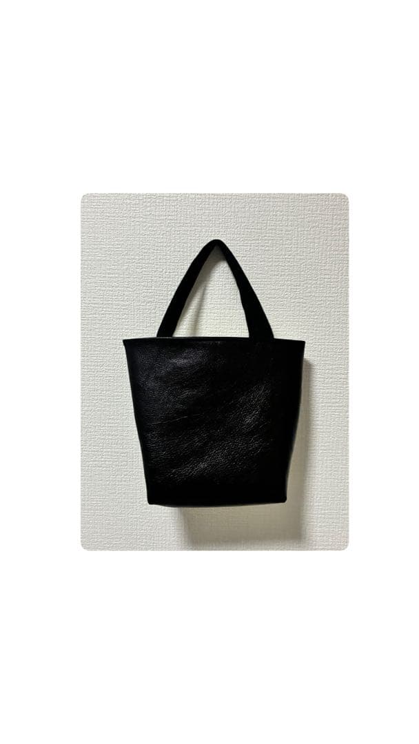 ヒョウ柄アクセント トートバッグ
