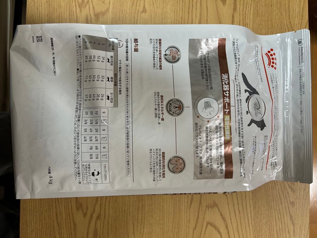 ロイヤルカナン 消化器サポート 可溶性繊維 猫用 食事療法食 4kg
