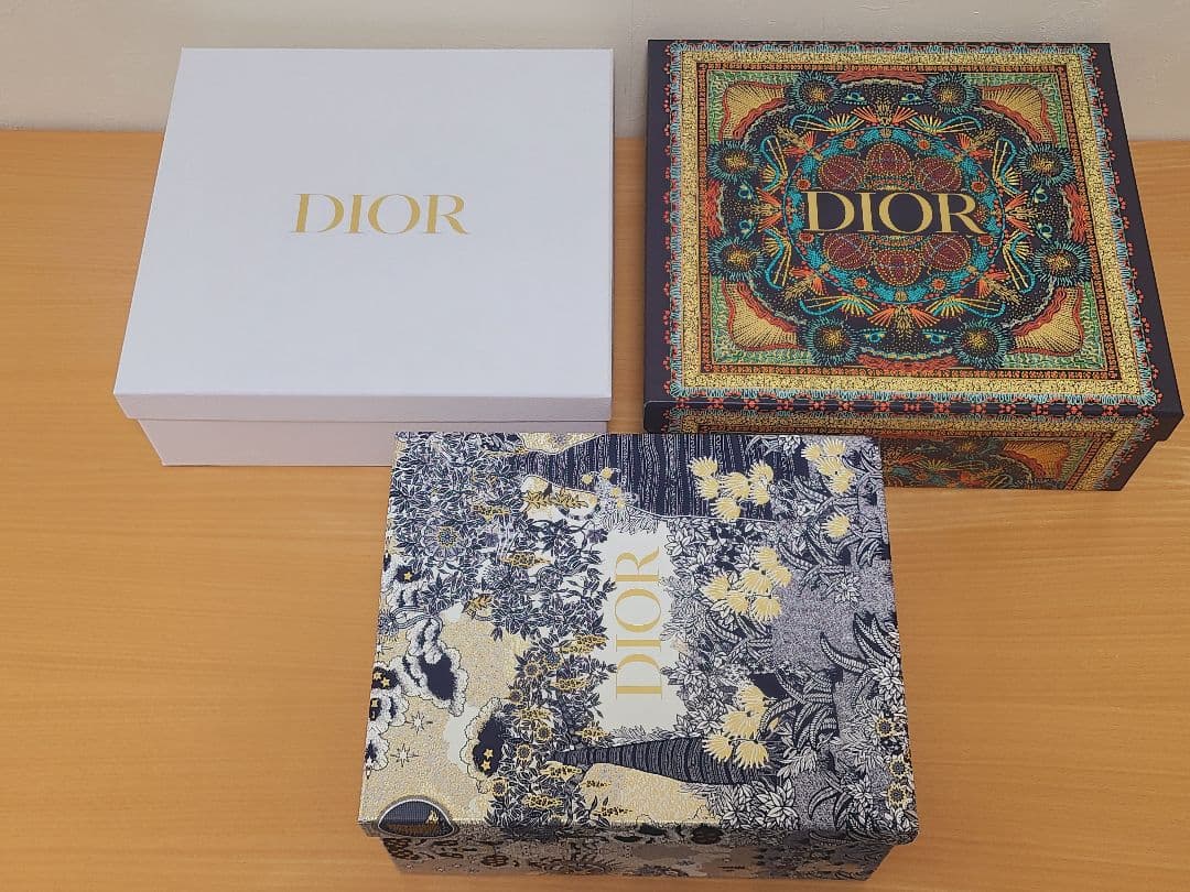 Dior 空き箱 リボン 紙袋 保存袋 セット