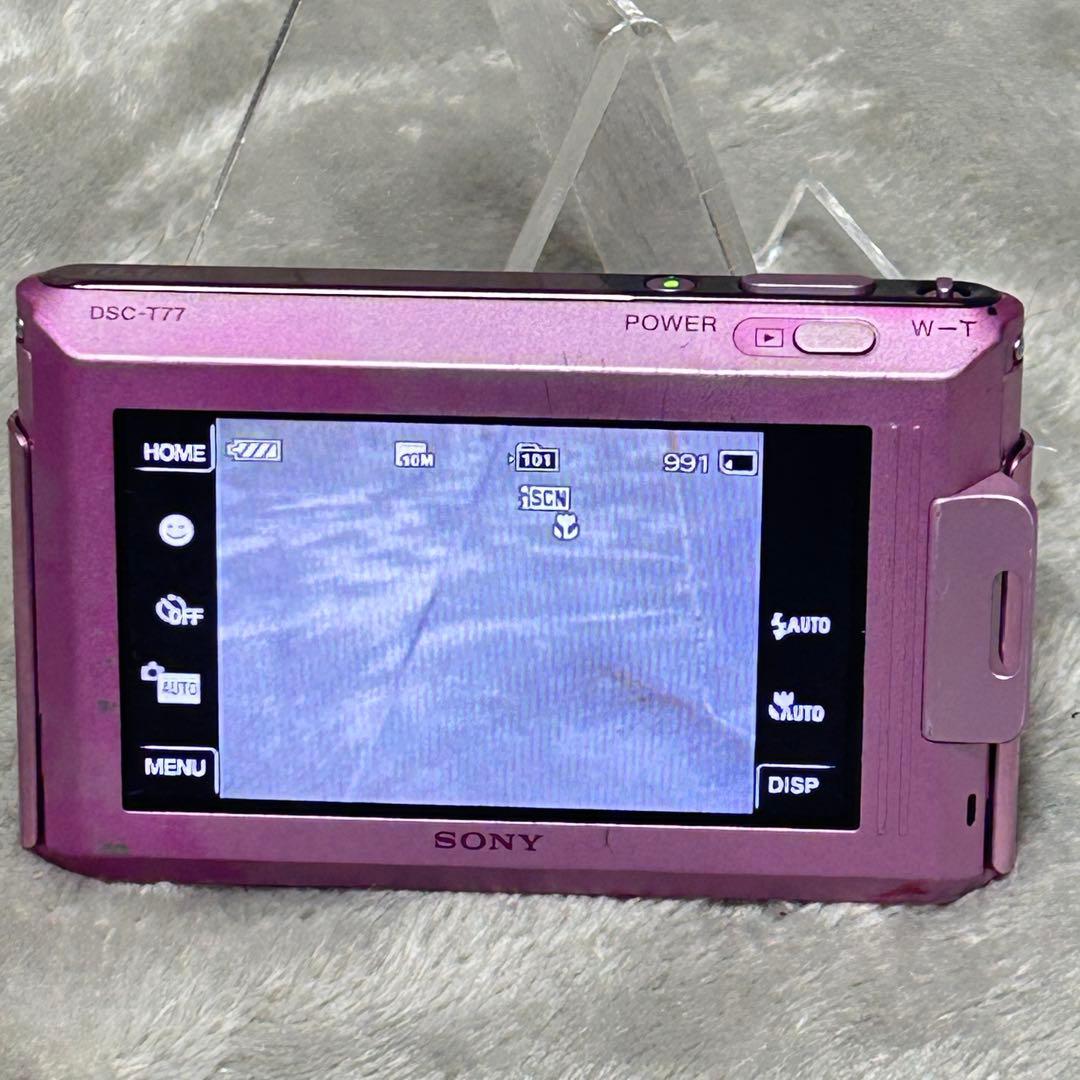 【動作品】SONY Cyber-shot DSC-T77　メモリースティック付属