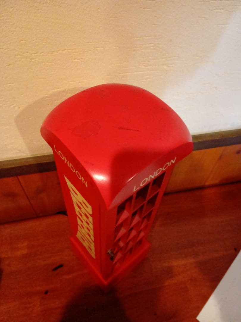 ビーフィーター　電話ボックス　木製　ディスプレイ　　プラスチックではありません