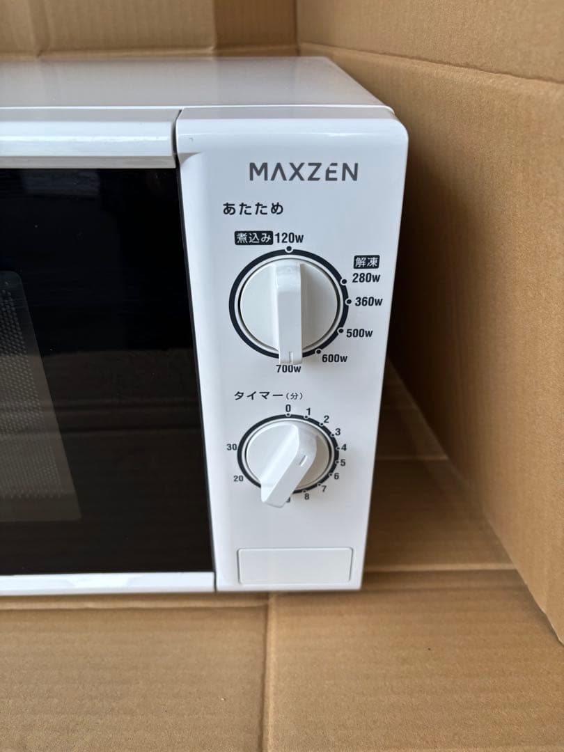 極美品✨2023年式　maxzen JM17AGZ01 17L 電子レンジ