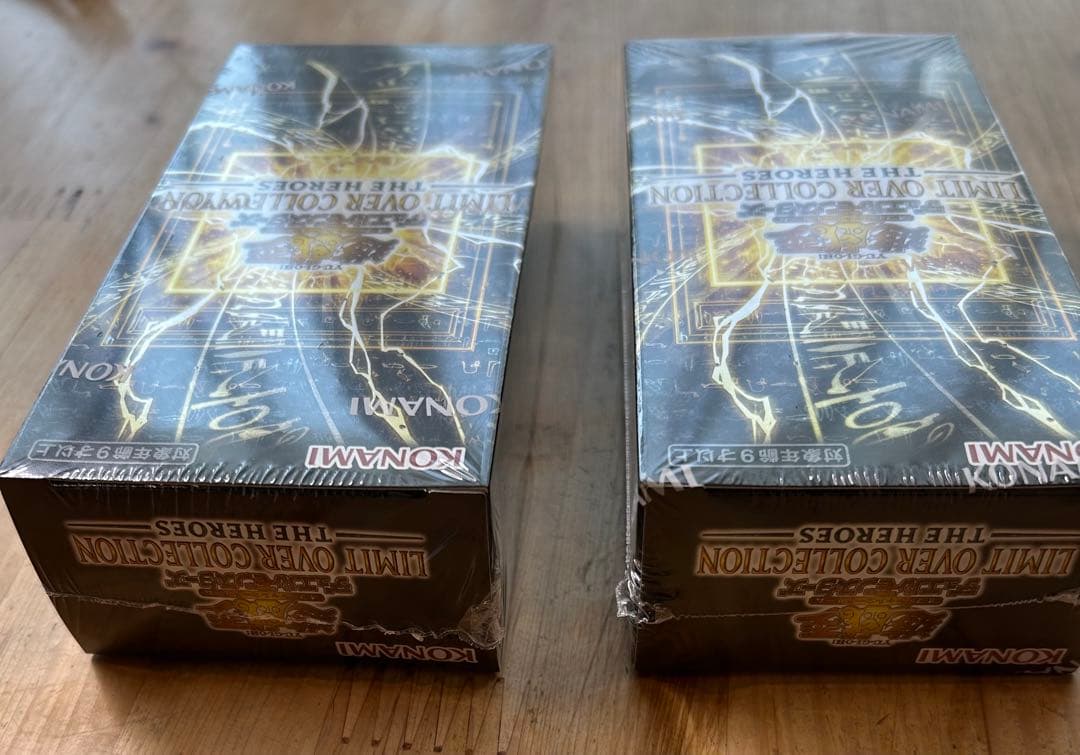 遊戯王リミットオーバーコレクション　ヒーローズ 2BOX シュリンク付き