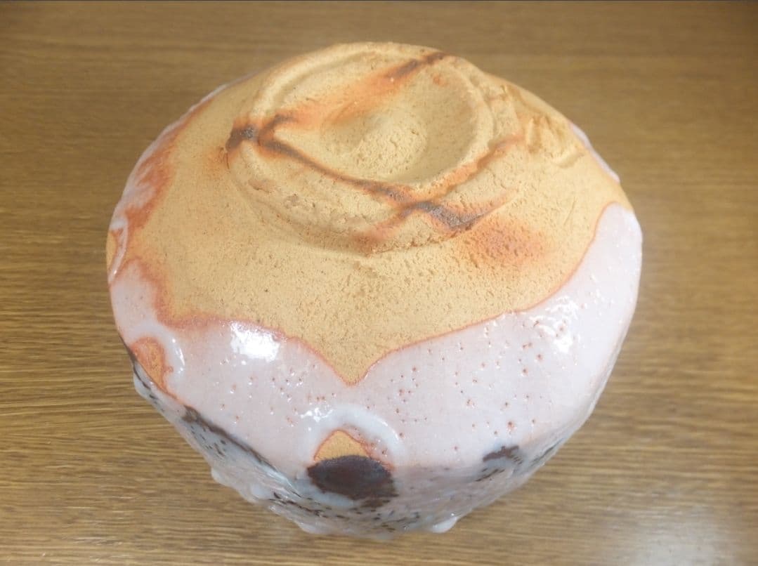 真作保証 林正太郎 自作 志野茶碗 県重要無形文化財 コレクター放出品 岐阜県