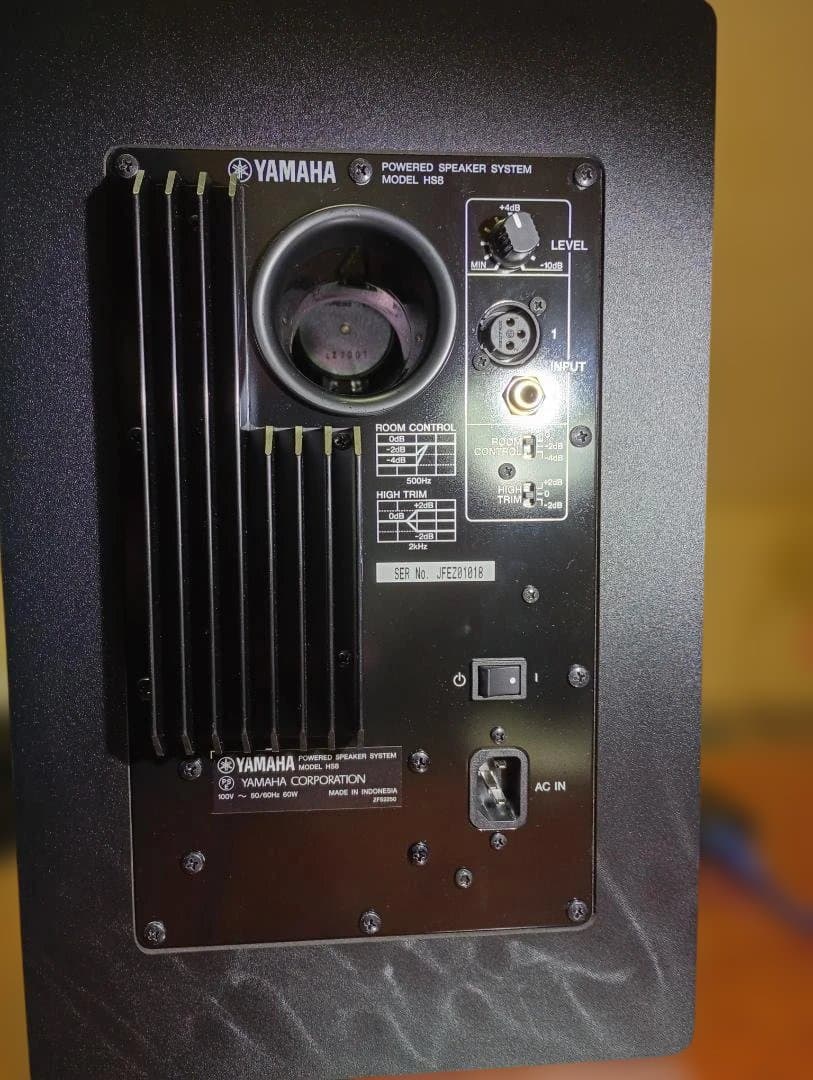 ヤマハ YAMAHA HS8 パワードスタジオモニタースピーカー×2本ペア