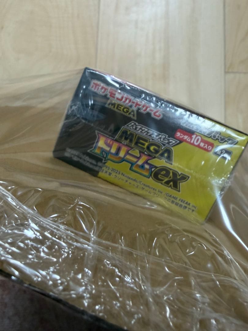 ポケモンカードゲーム　MEGAドリームex シュリンク付き　1BOX