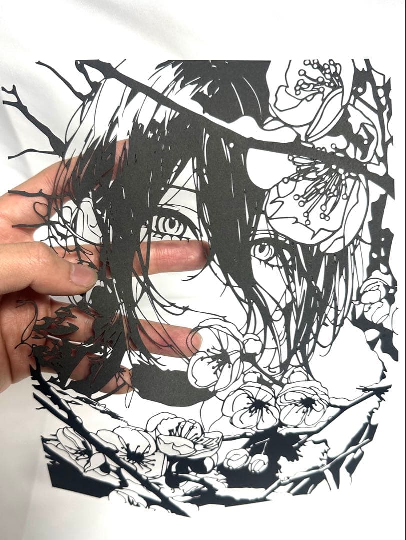 レゼ　ファンアート　切り絵