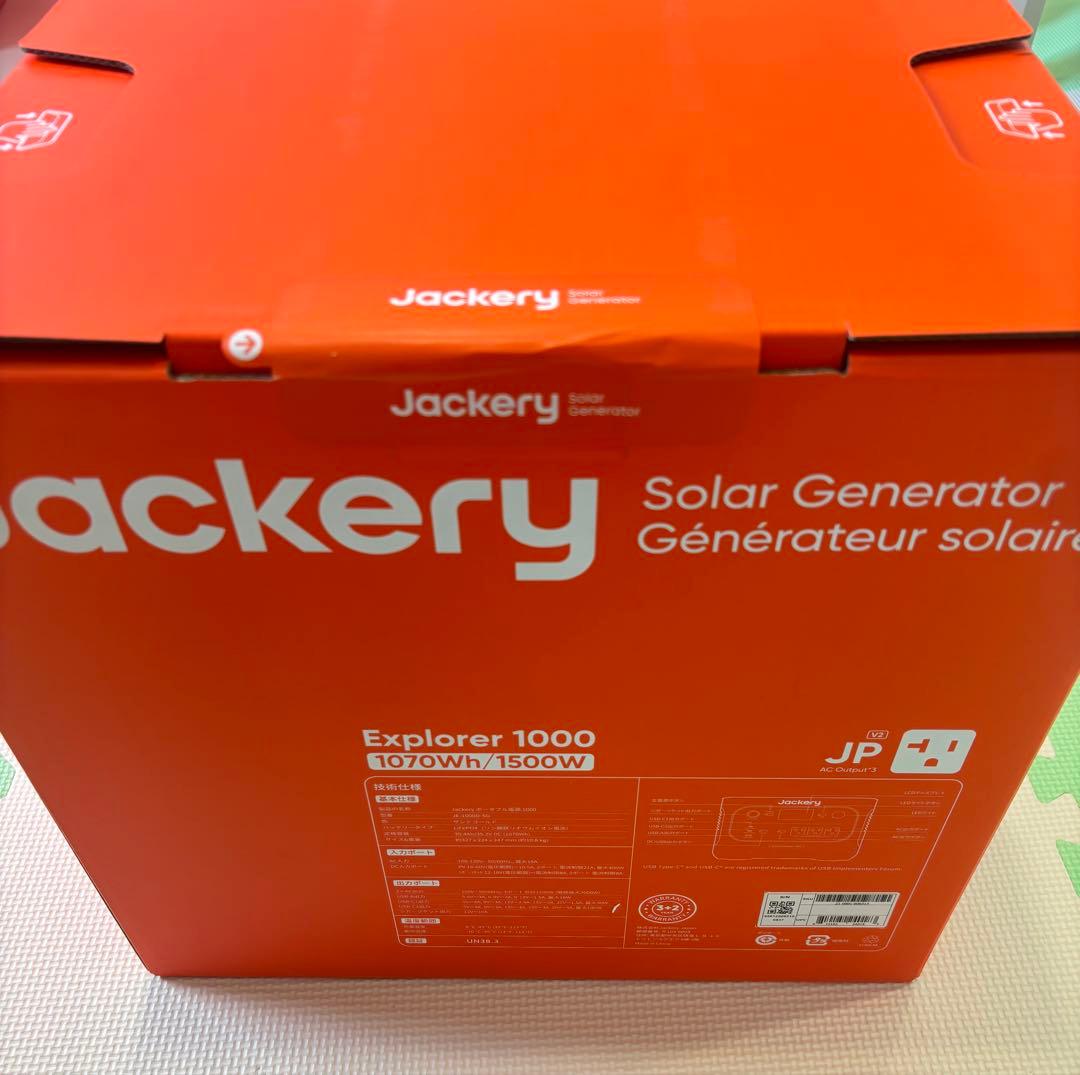 本日限定値下げ　Jackery Explorer 1000new ポータブル電源