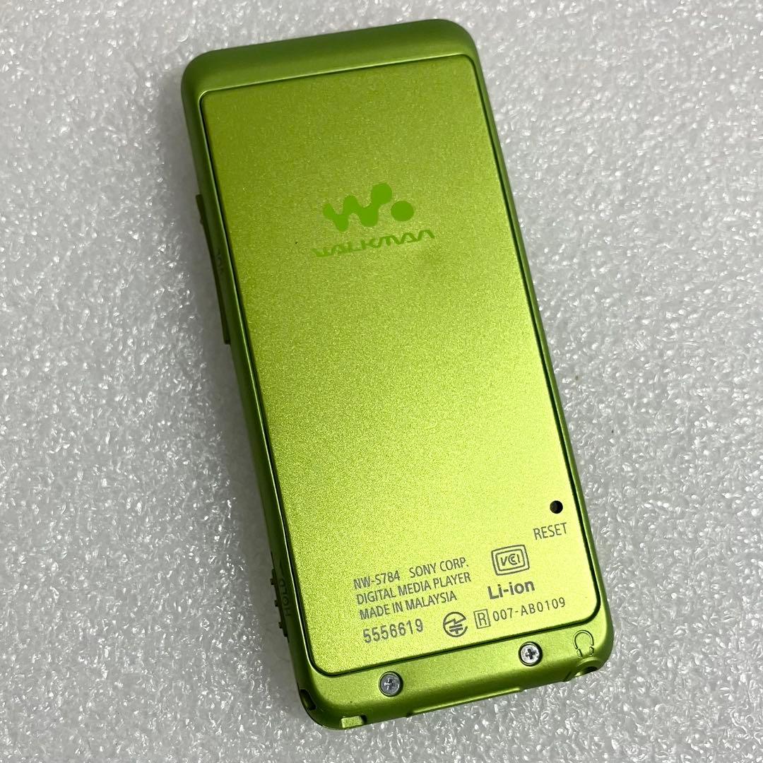 【美品　バッテリー良好】　ソニー　ウォークマン　NW-S784 8GB ライム