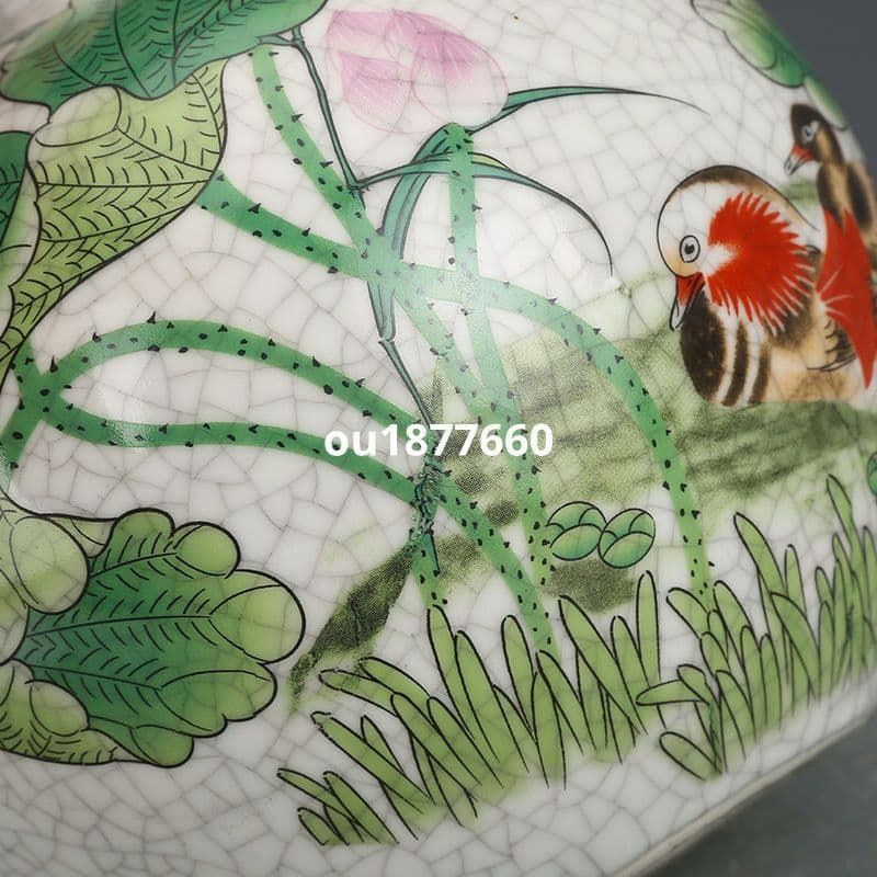 景徳鎮 花瓶 石榴瓶 陶磁器 装飾品 現代工芸品 美術品 置物