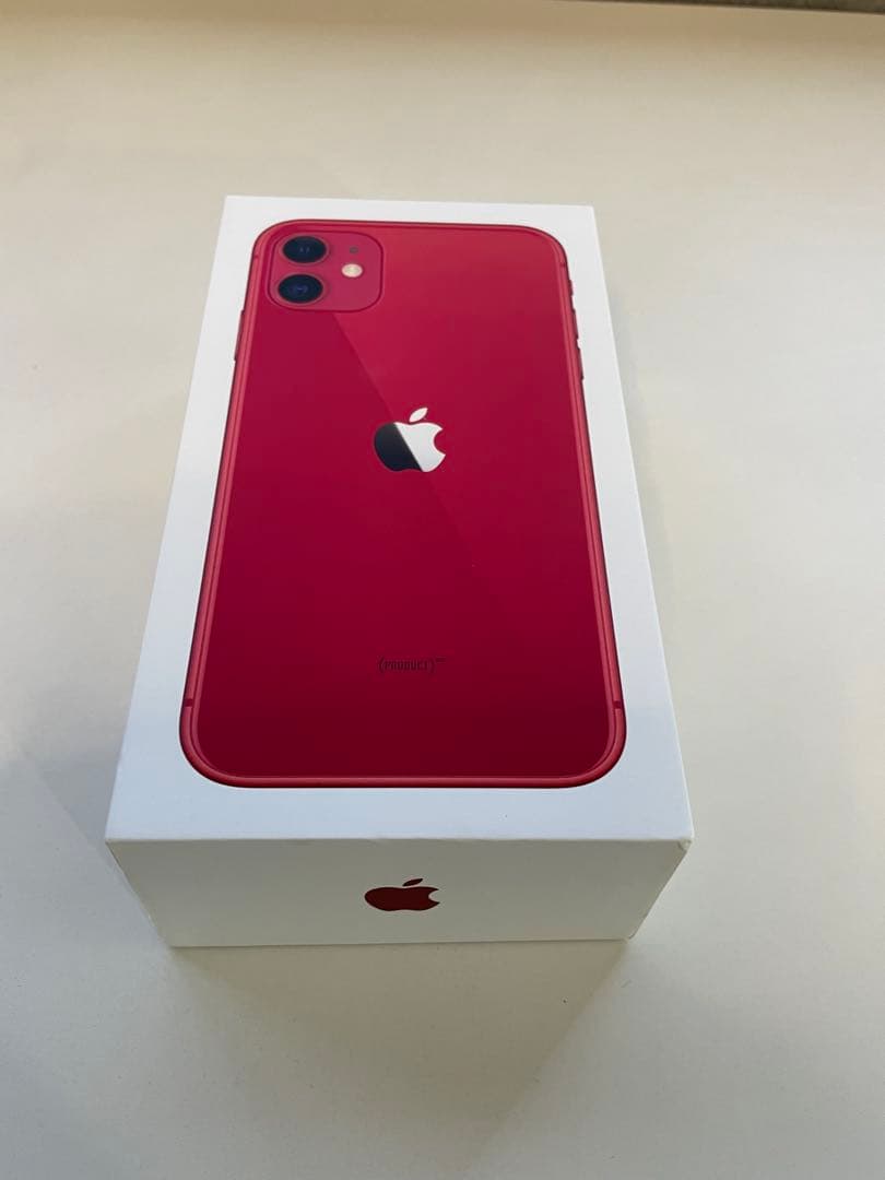 Apple iPhone 11 (レッド) 本体　128GB 美品