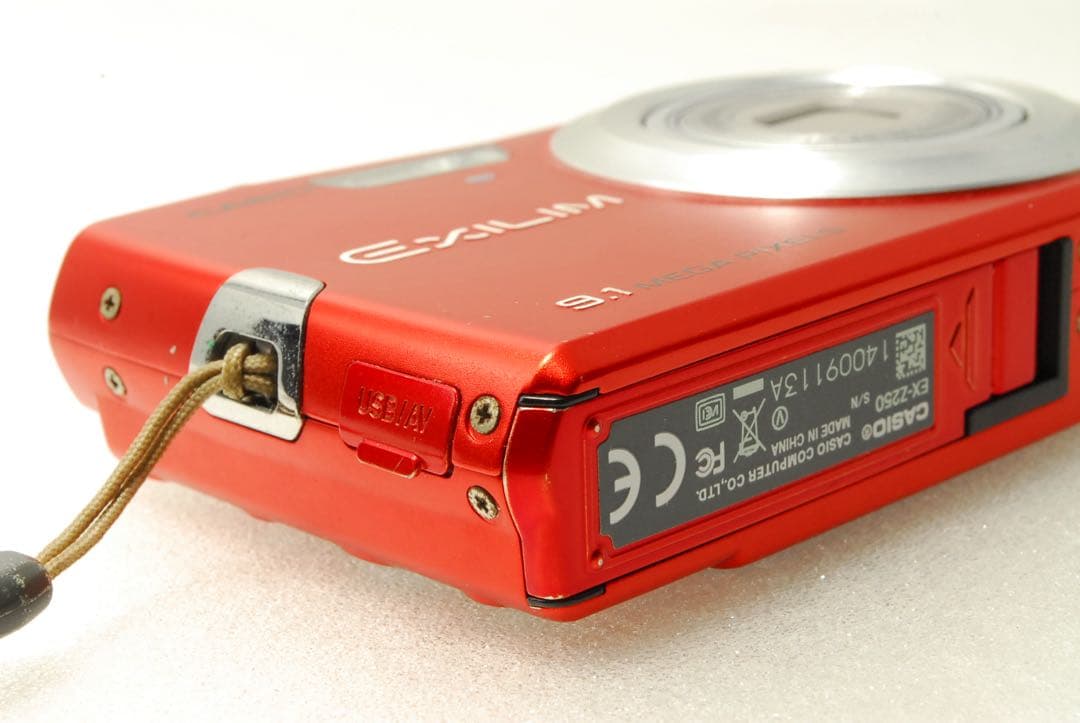 CASIO EXLIM EX-Z250 ❤️スマホ転送 動作確認済 レッド カシオ