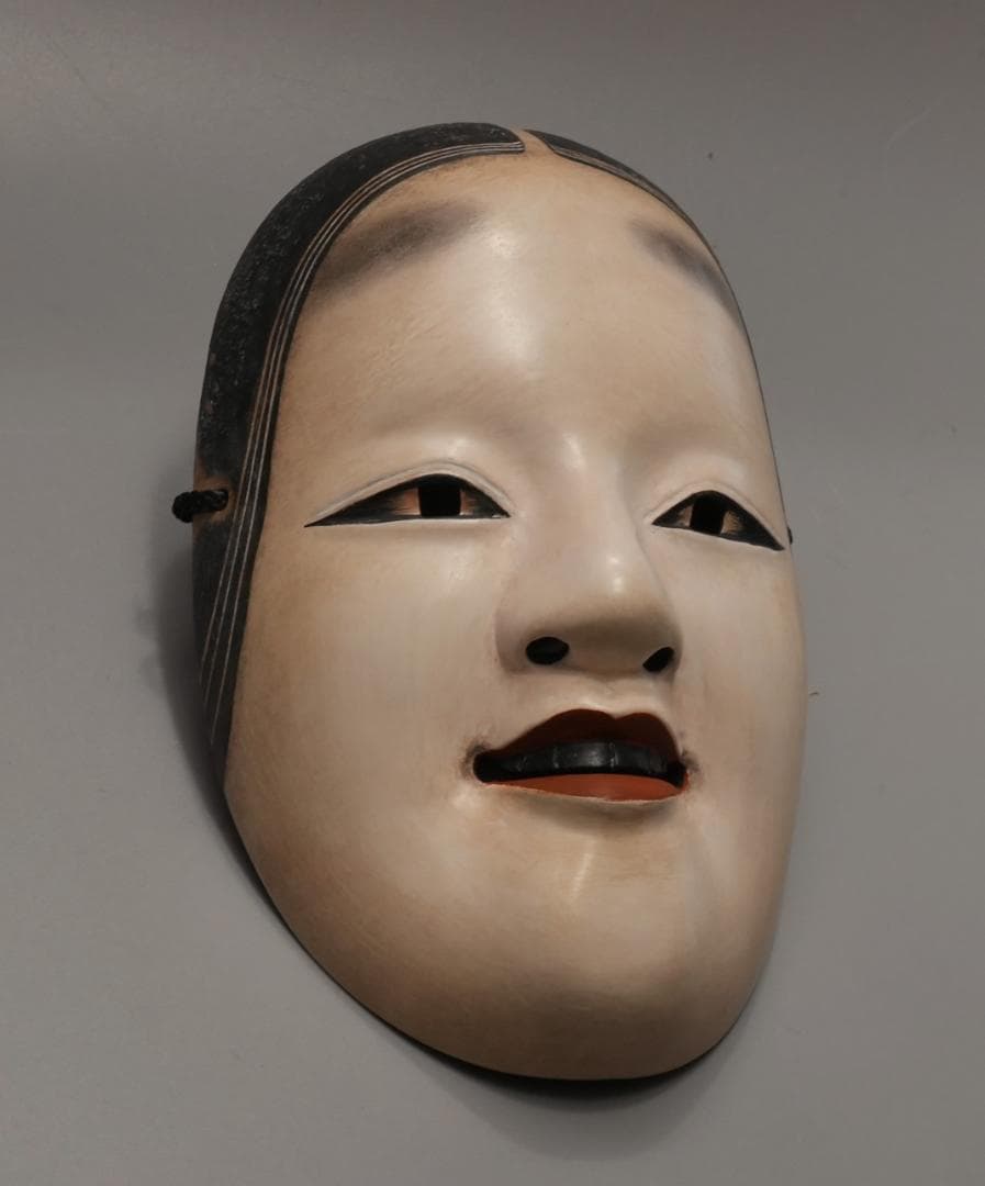 能面　小面　面袋・面箱 付き