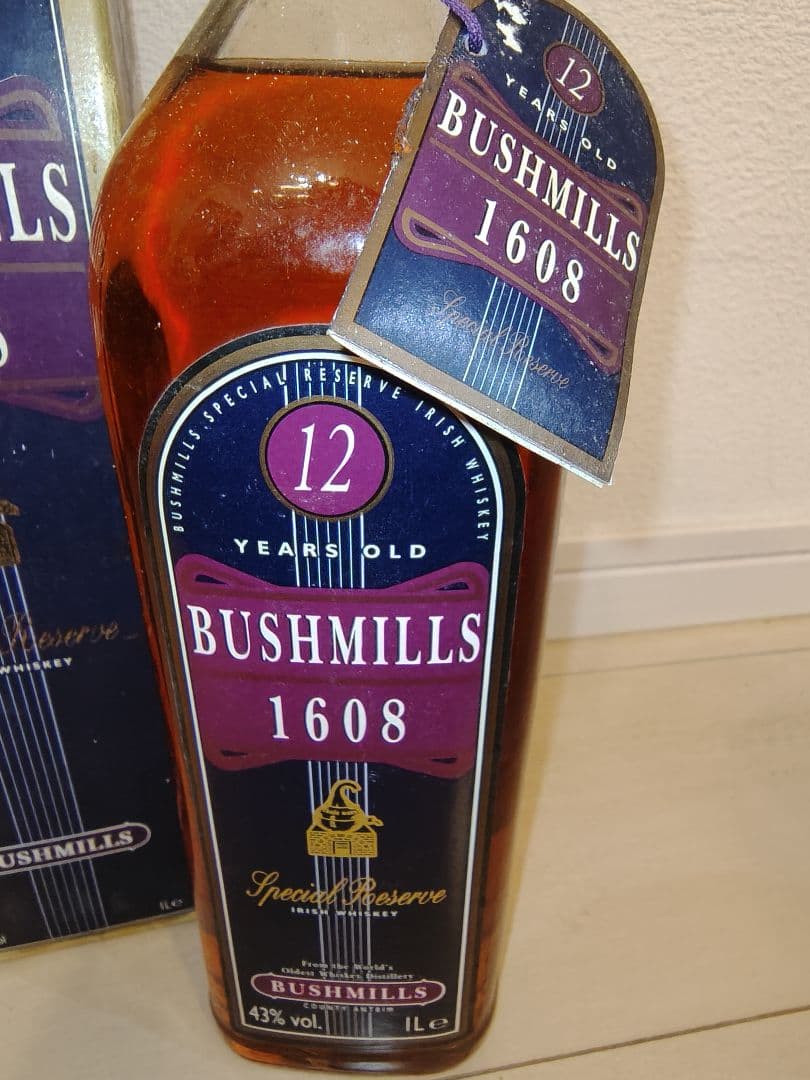 【人気】BUSHMILLS 1608 12years old