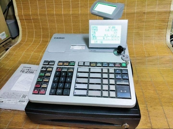 カシオレジスター　TE-2700　フル設定込み　PC連携　799777