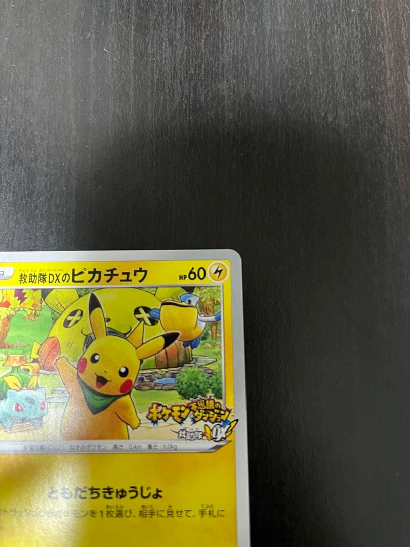 救助隊DXのピカチュウ　プロモ