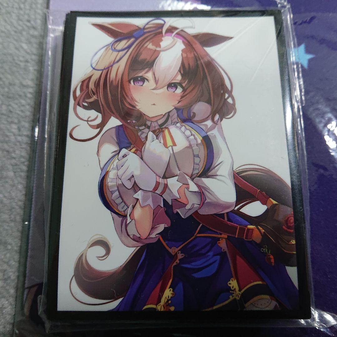 α1 ウマ娘 白背景&白背景 メイショウドトウ スリーブ&プレイマット