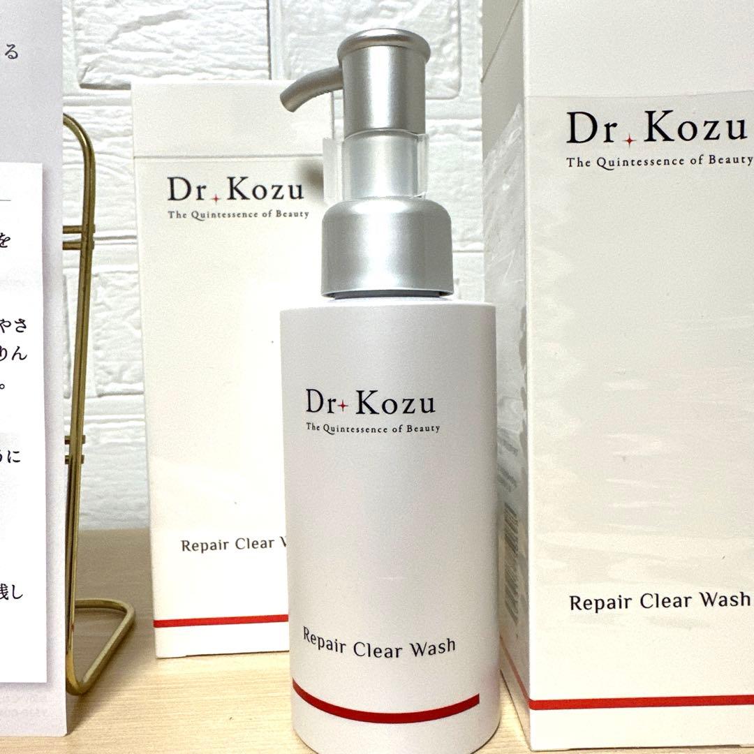 Dr.Kozuリペアクリアウォッシュ【日本製】2本+フェイシャルネット付き