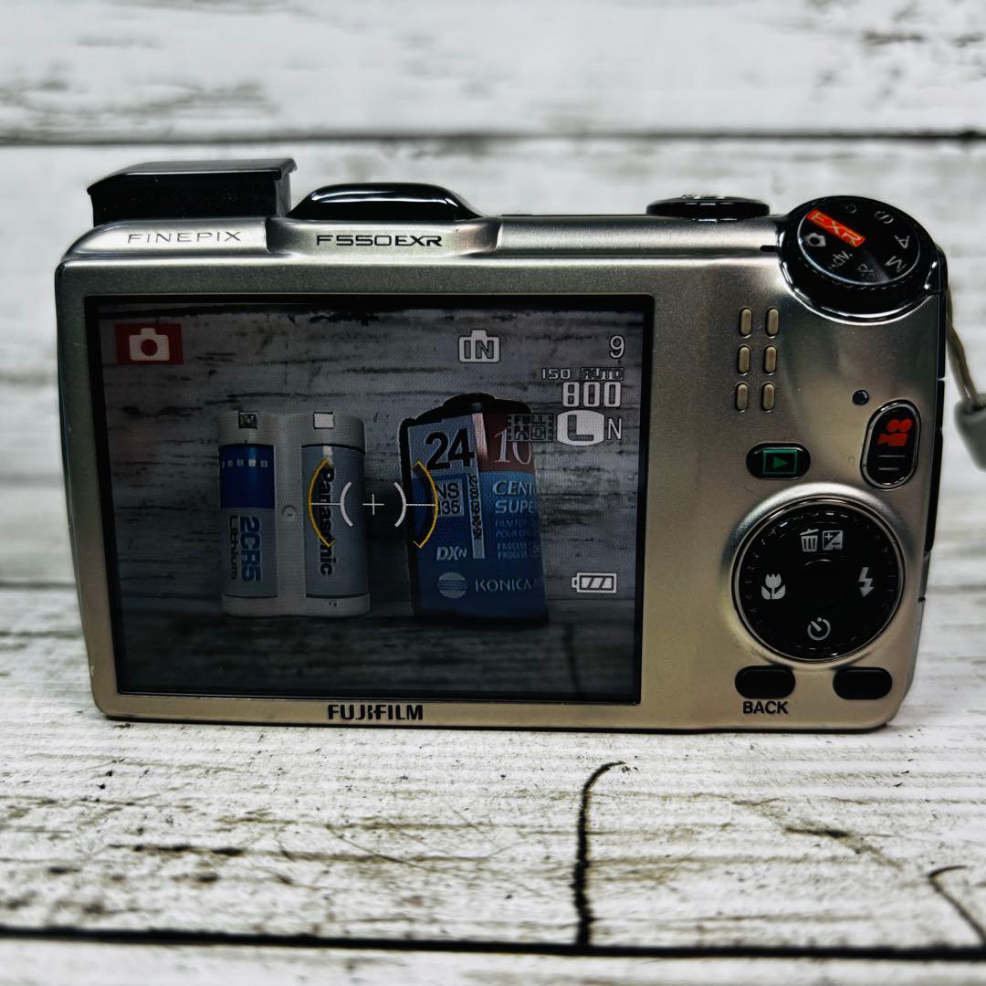【動作良好】富士フイルム デジタルカメラFINEPIX F550EXR ゴールド