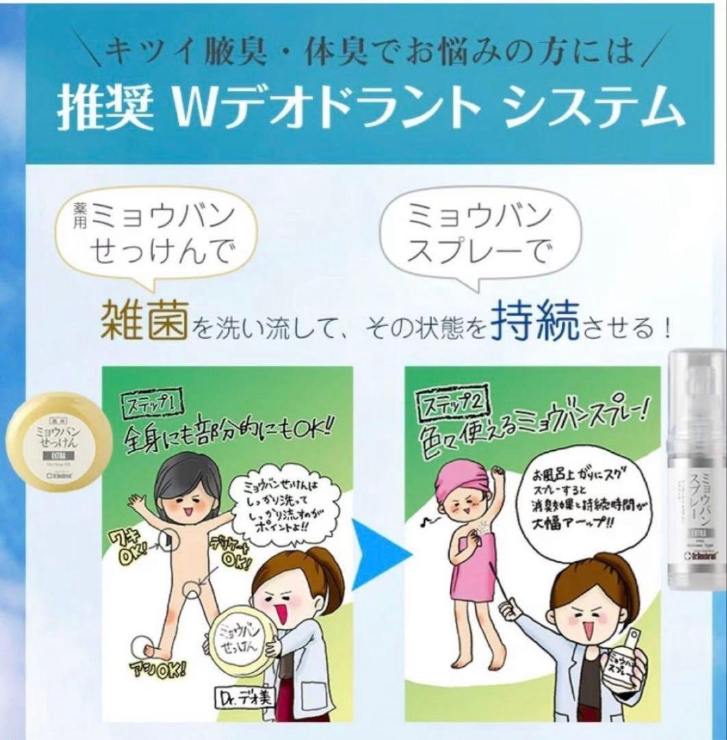 ドクターデオドラント ミョウバンスプレー EX （30ml）５本セット ⑧