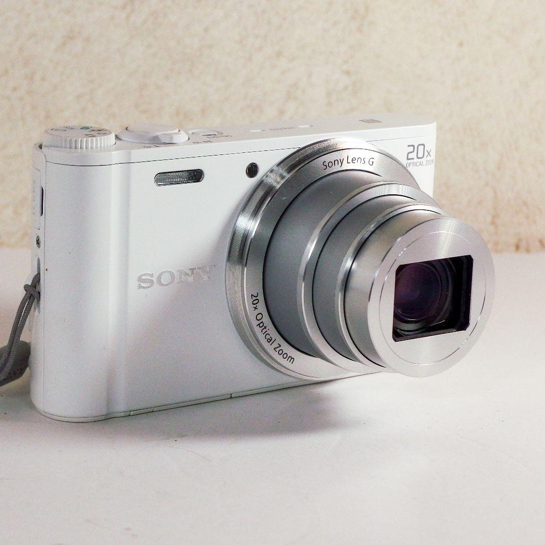 完動美品 SONY ソニー CYBER-SHOT DSC-WX350 ホワイト
