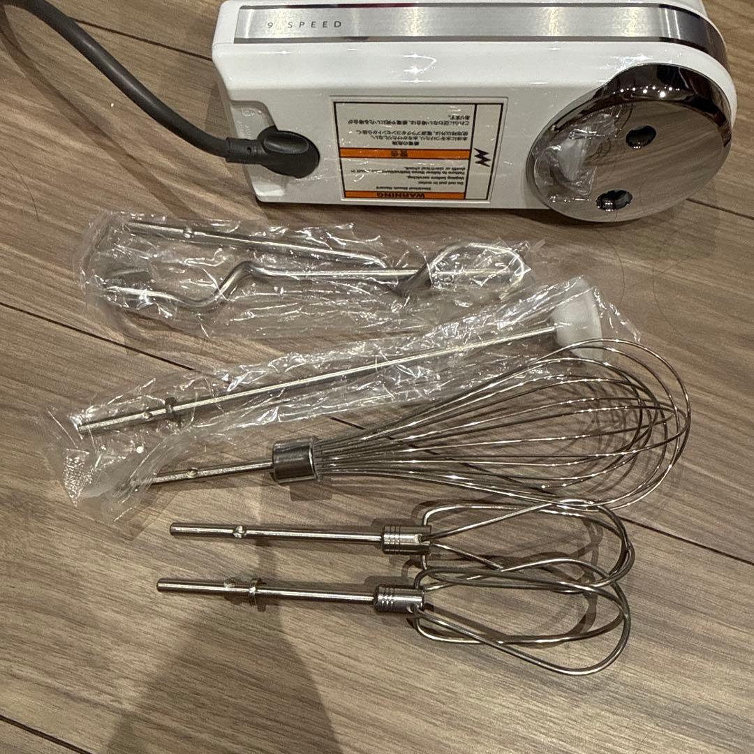 KitchenAid ハンドミキサー 9段階 収納袋付き
