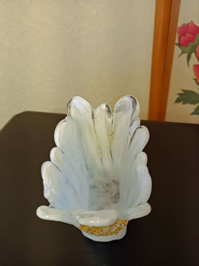 小さくてもインパクト！小さくてもエレガント！岩田糸子作★硝子器☆金彩ガラス