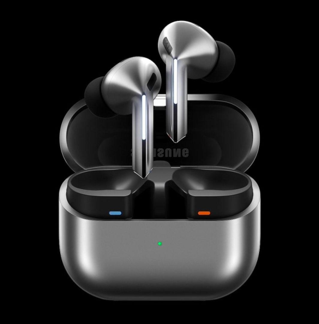 Galaxy Buds3 Proワイヤレスイヤホンシルバーspigenケース付き