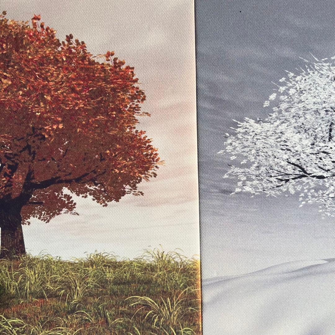 キャンバスプリントアート tree 絵画 額付き インテリア