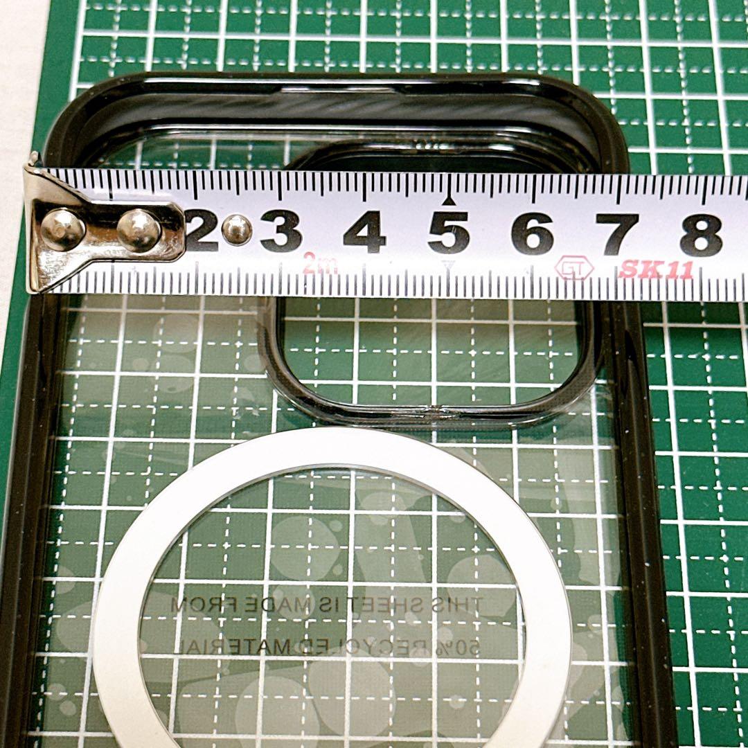 iPhone15Proスマホケース ブラック ケータイケース