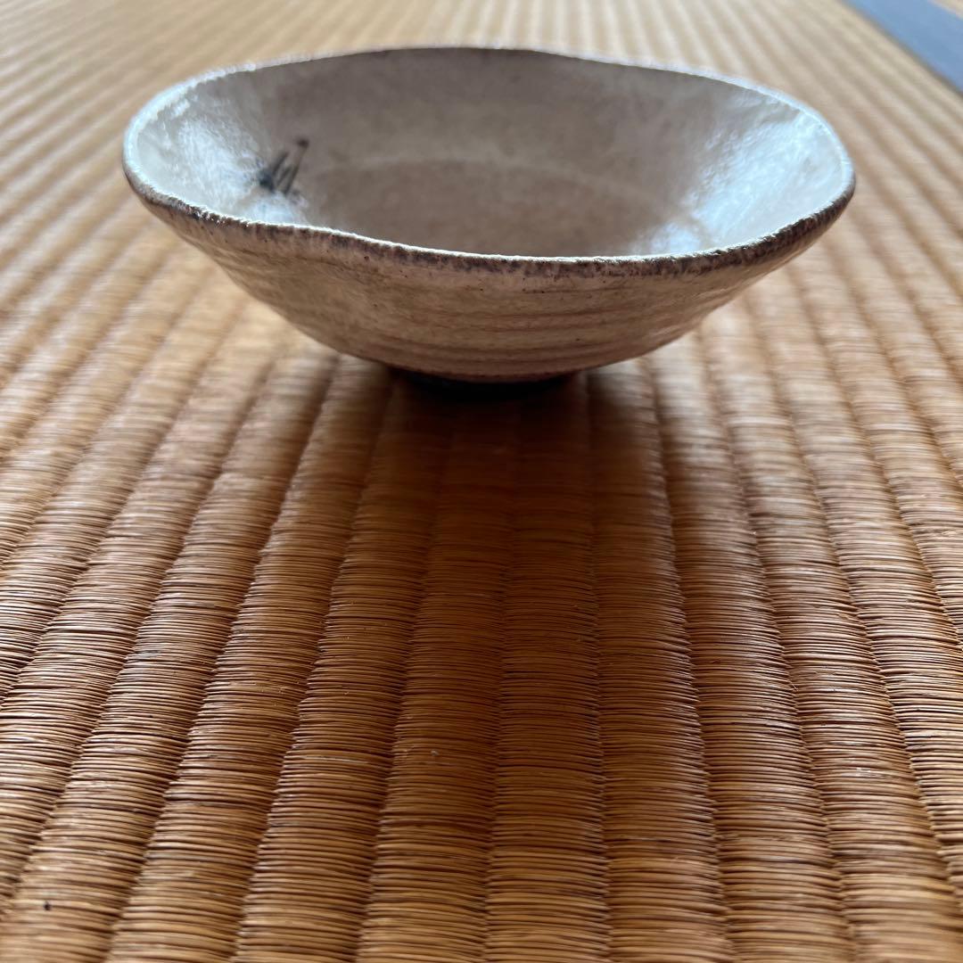 茶碗　『露草』『平茶碗』『浅見与し三 造』　共箱　抹茶碗　茶道具
