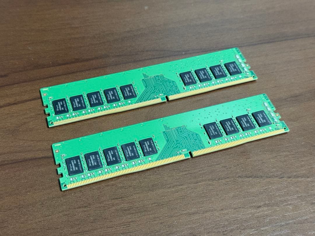 SK hynix 16GB (8GBx2) DDR4 メモリ PC4-2400